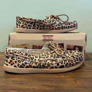 NIB Bobs Leopard Loafers